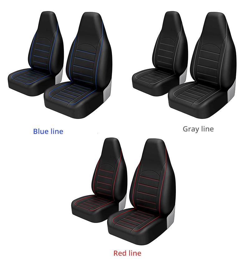 PU Leather Front Car Seat Covers High Bucket Car Seat Cover Auto Interior For Opel For MINI Convertible(F57) For VESTA