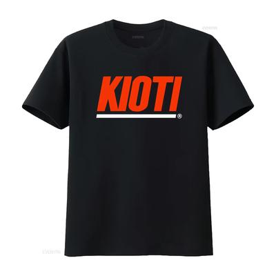 Kioti Tractor Logo Men's Black T Shirt Size S To 3XL Vintage Washed Versatile Comfortable Breathable Stretched Designer Clothes