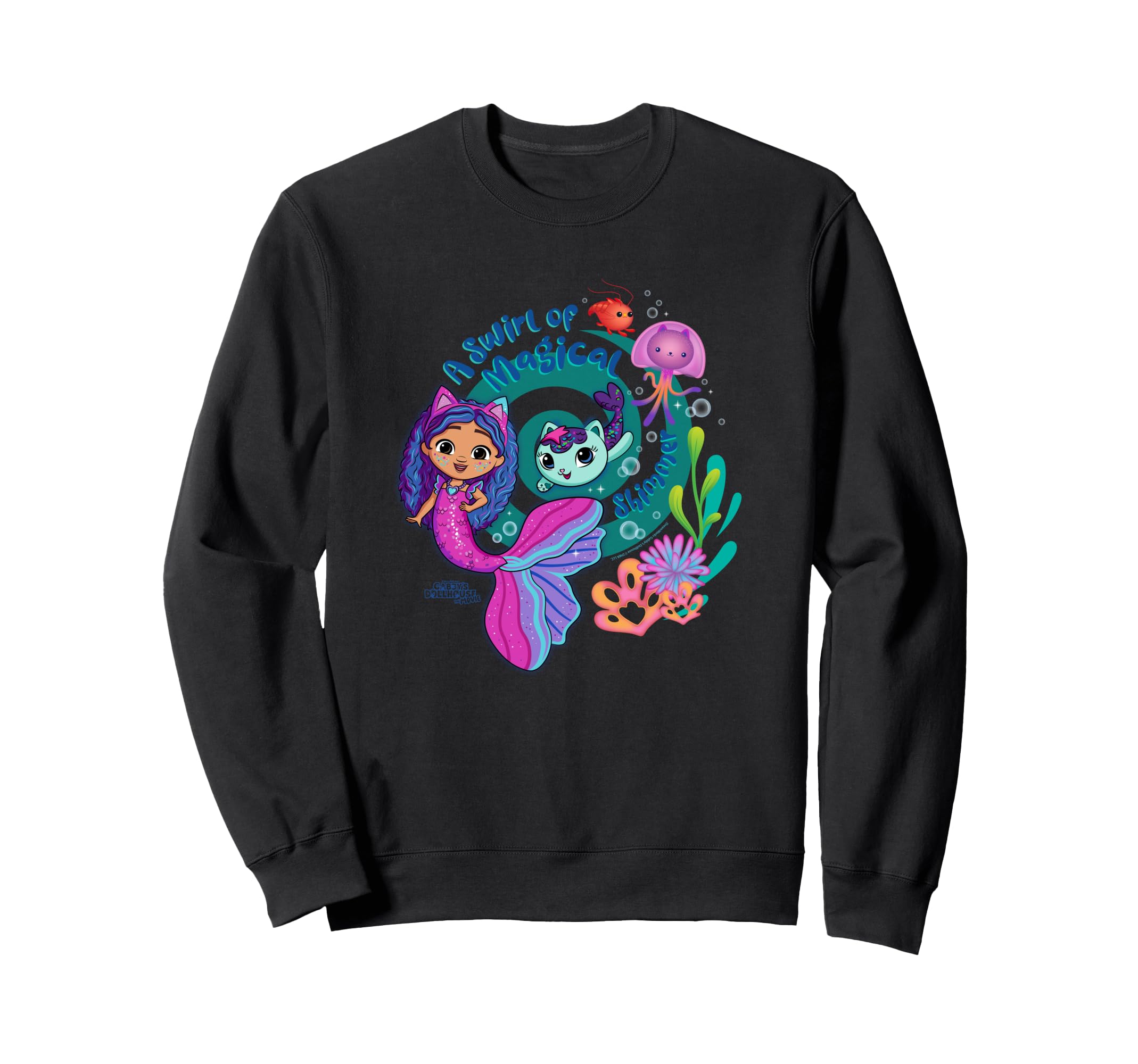 

DreamWorks Gabby s Dollhouse The Movie Swirl of Magical Fun Sweatshirt