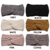 Fashion Candy Color Soft Elastic Knitted Headband Hair Accessories Wide Hairband Thick