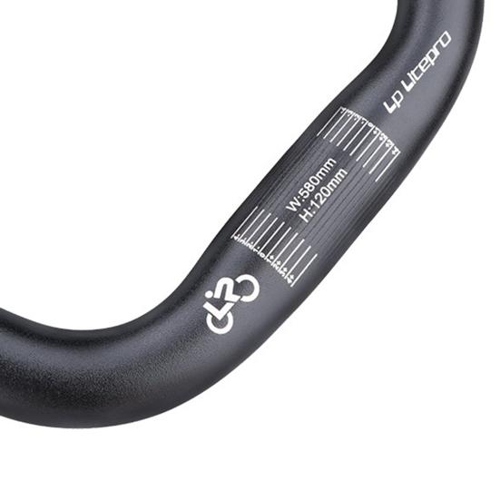 Ultralehká řídítka na kolo Dobrá houževnatost Hliníková slitina Tlumení nárazů Řídítka ve tvaru U Díl na kolo