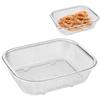 Mesh Basket Fries Holder Stainless Steel  Rectangle Fine Mesh Oil Strainer Vegetable Fruit Colander Strainer Kitchen Tools
