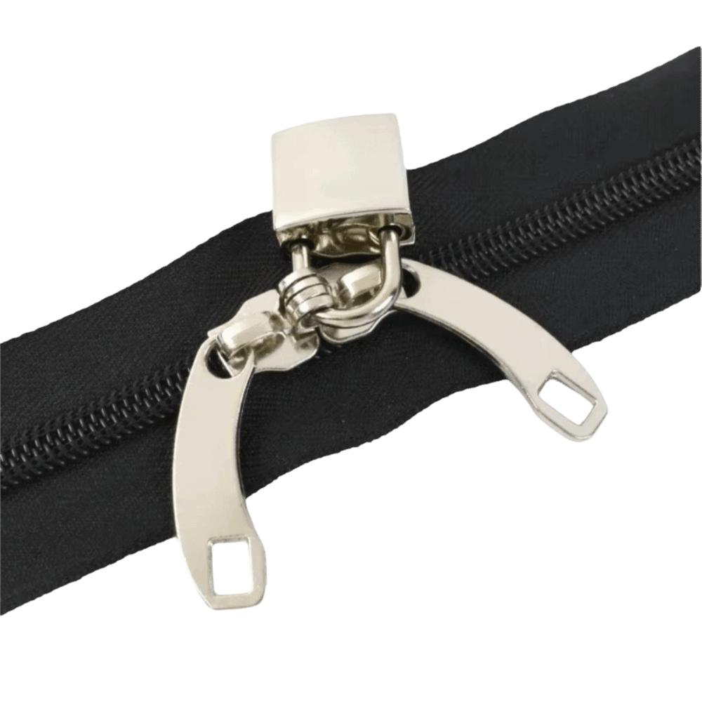 Bag Zipper Replacement #5 #8 #10 Zipper Slider with Holes Large Size Zipper Head Replacement Zipper Pull Handbag DIY