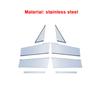 For Mazda 3 Axela   Stainless Steel Car Window Pillar Post Cover Strip Trim Sticker Accessories Car Styling