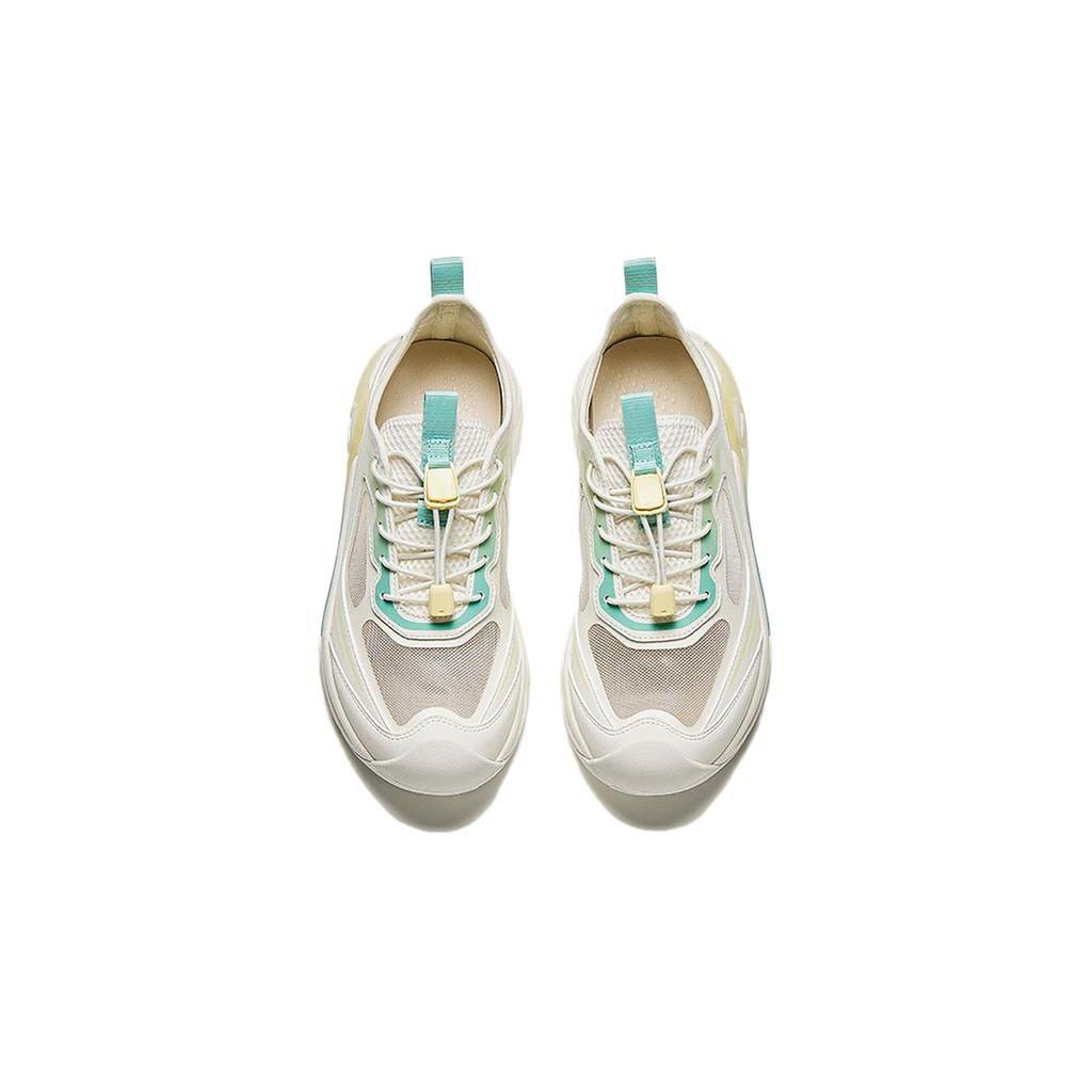 Anta Kids Shock Absorbing Wear Resistant Casual Shoes Kids Shoes White Yellow A322426909-1