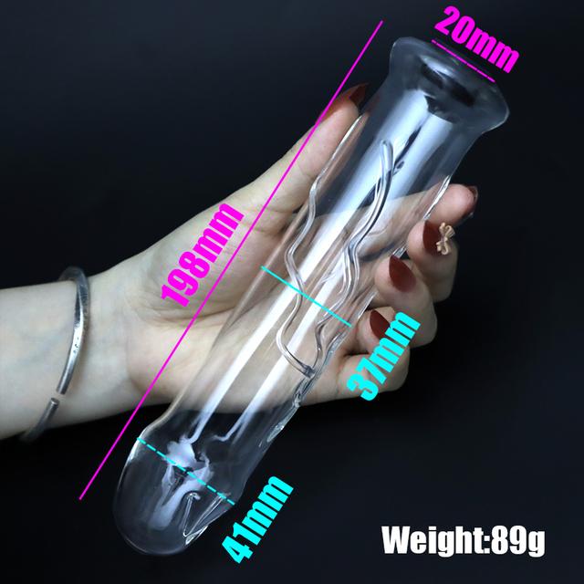 Neuer hohler Glasdildo, Analplug, Analdilatator, Vaginalmassagegerät, weiblicher Masturator, 4 Stil, Anus, Sexspielzeug für Frauen und Männer, Sexshop 18
