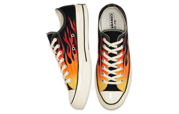 Chuck 70 Converse Low 'Archival Flame Print' 167813C