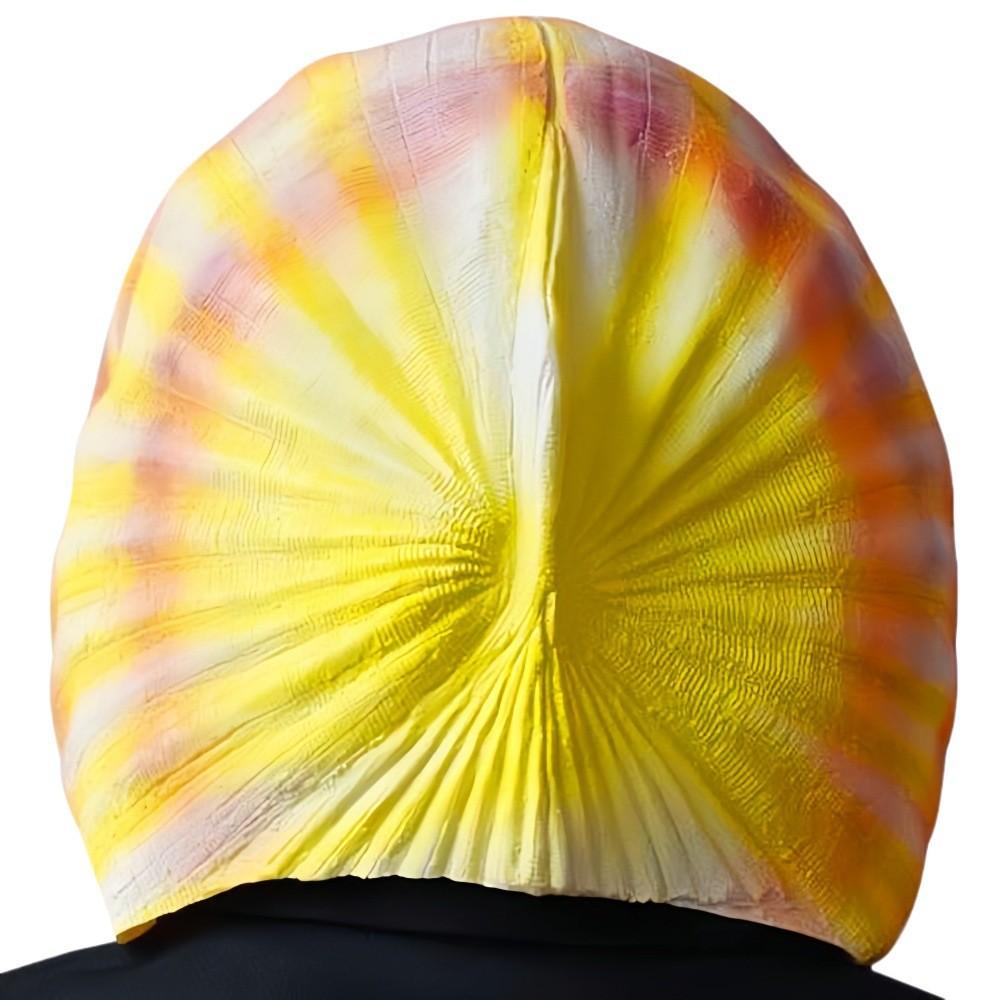 Halloween Latex Funny Face Mask With Double Chin Shell Design For Costume Parties