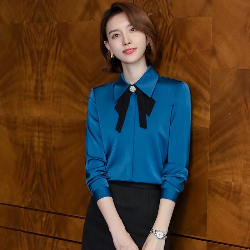 Women s Long-Sleeve Slim Fit Shirt L