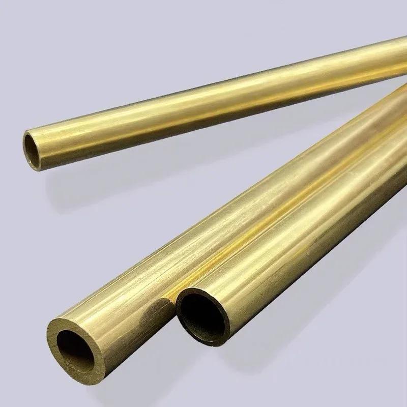 H62 Messingrohr Kapillarrohr Hohlrohr AD1/1.2/1.3/1.5/1.6/1.8/2/2.5/3/3.5/4/4.5/5/5.5mm Wandstärke 0.15mm-1.5mm Länge 500mm