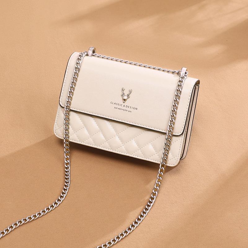 Bag Autumn and Winter New Women's Bag Messenger Bag Chain High Sense Light Luxury Versatile Leather Small Square Bag Luggage