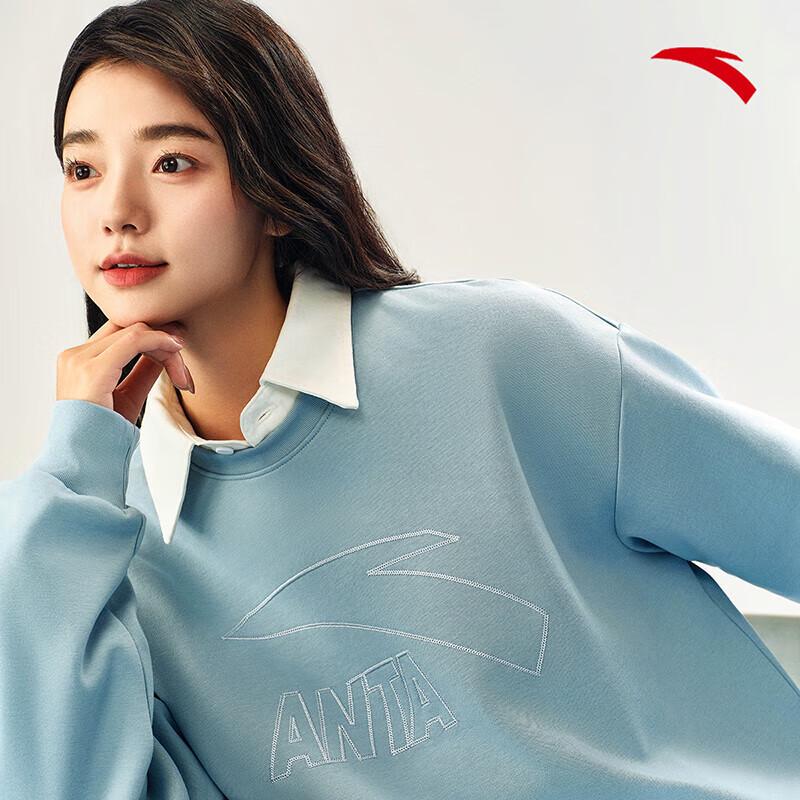 ANTA Unisex Casual Round Neck Sweatshirt S