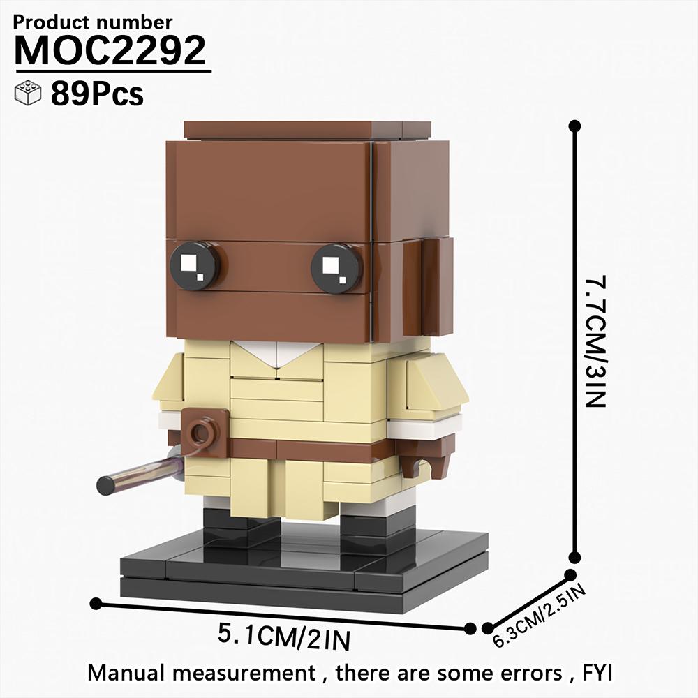 

MOOXI Model Series BrickHeadsed Set MOC Bricks Action Figure Model Adultes Building Blocks Kids Education Toys For Children Gift