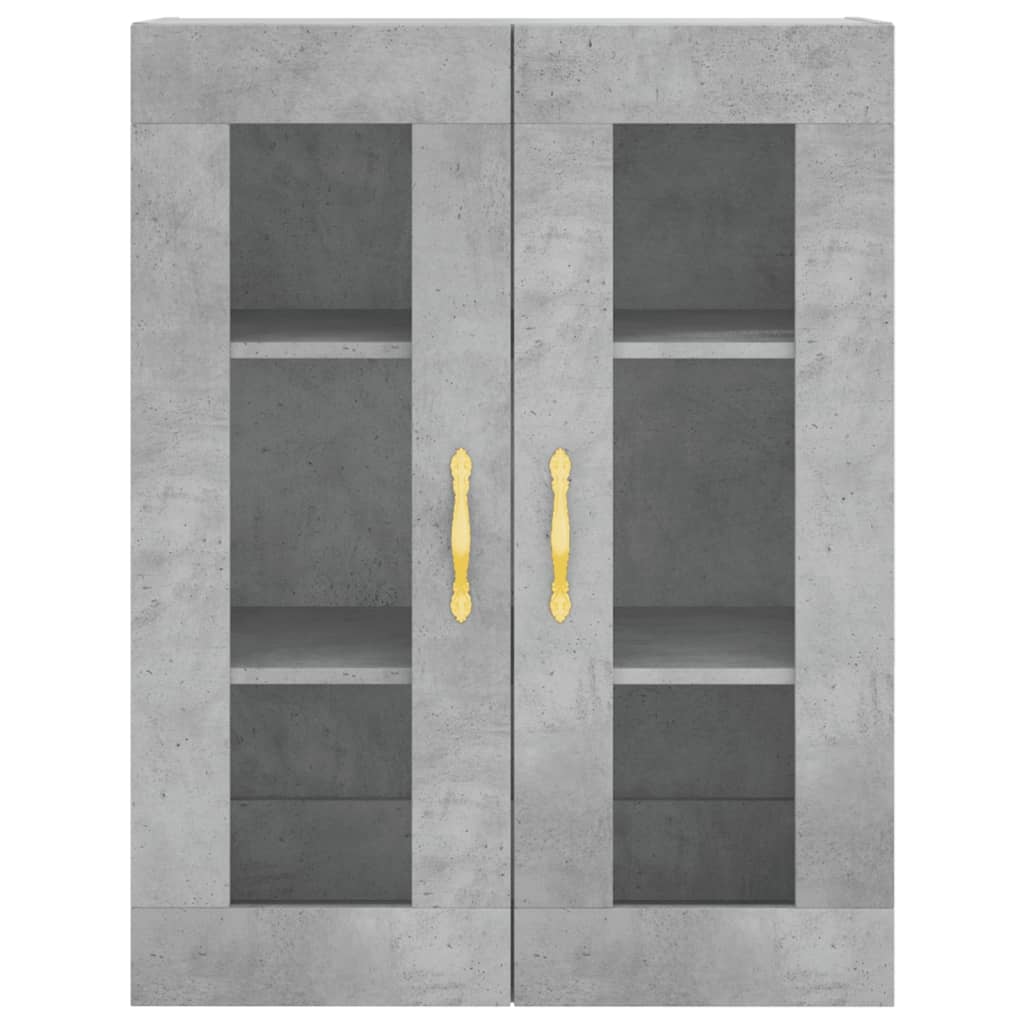 Wall Cabinet Concrete Grey 69.5 x 34 x 90 cm