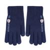 Thickened Dual-use Gloves Acrylic Fibres Half Finger Gloves Gift Knitted Yarn Flip Mittens  Winter