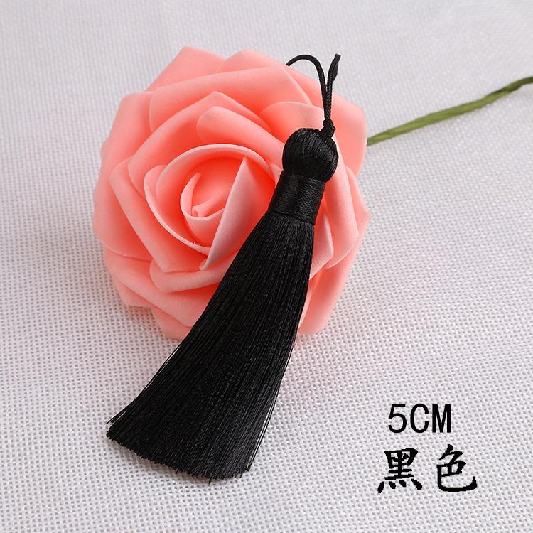 20pcs/pack 5cm Tassel for Diy Crafts Sewing Curtain Decor Bookmark Fan Hand Making Making Supplies Fringe Trim