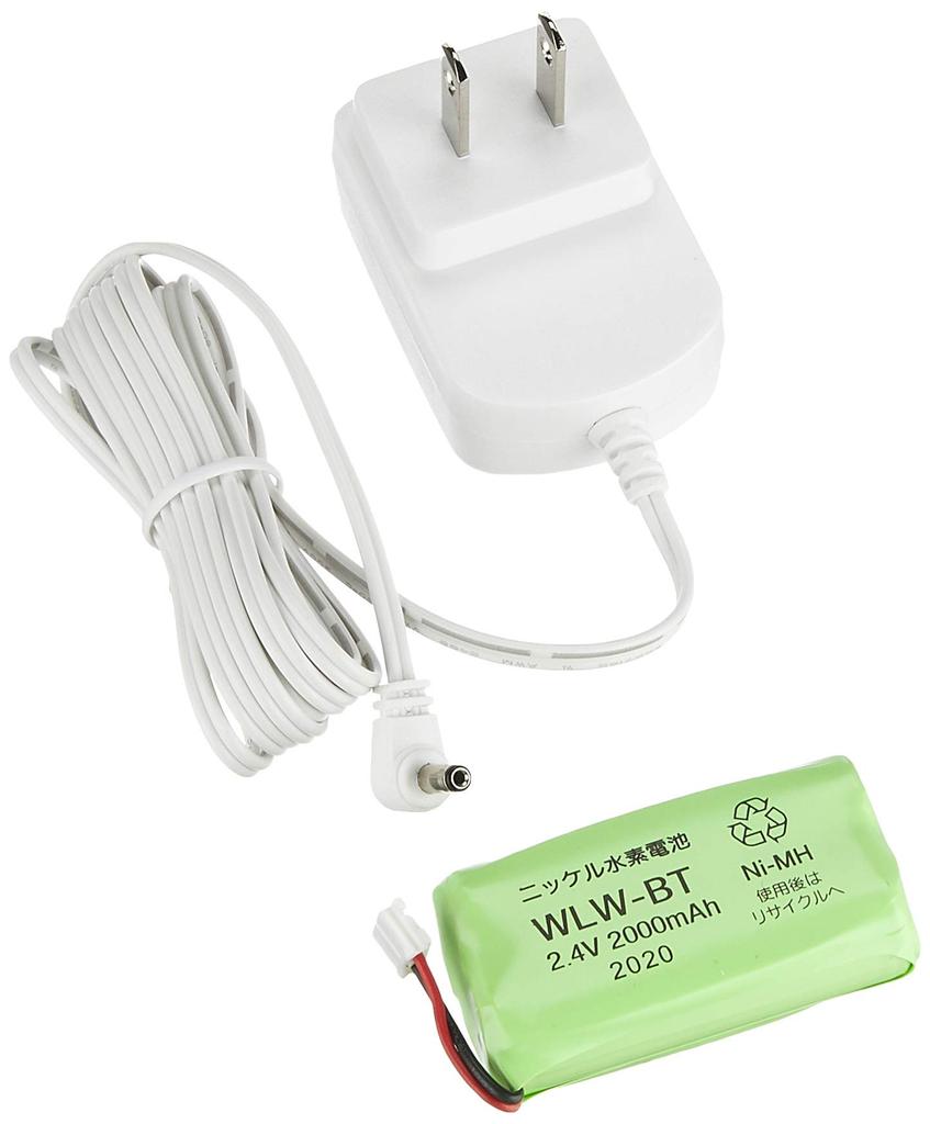 Aiphone Wireless Doorphone Intercom with No Wiring Base Unit and Handset Set WL-11 Battery-Powered Handset, Required,