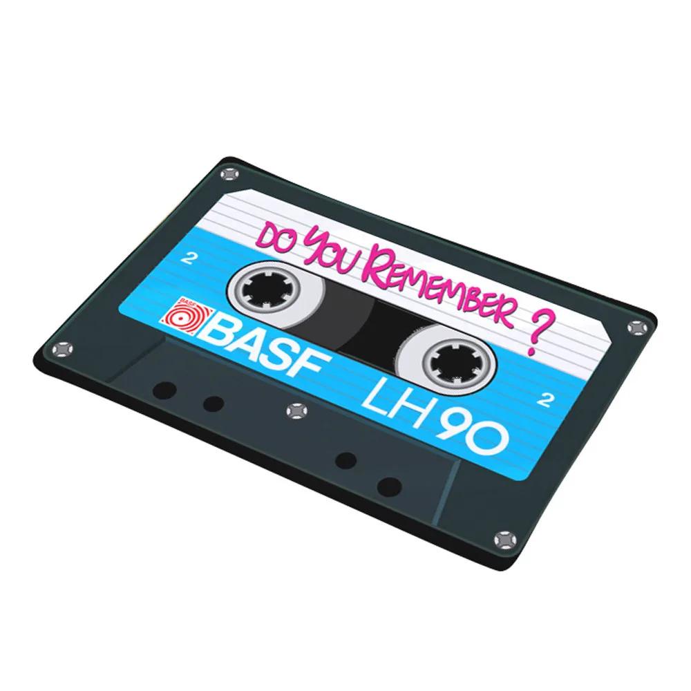 Vintage Cassette Tape Indoor Doormat Non Slip Door Floor Mats Carpet Rugs H77 Kitchen Mat Room Decoration Home Non-slip Pad Fo