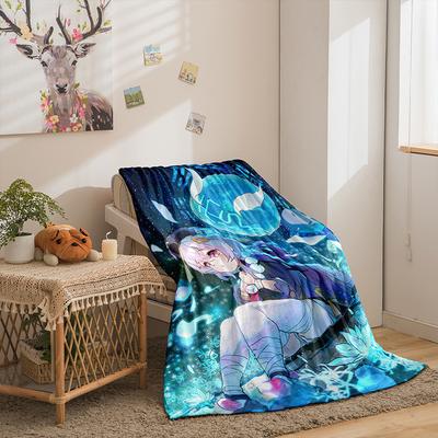 Cartoon Original God Series Flannel Blanket 3D Printed Sofa Blanket Thickened Blanket
