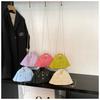 Solid Color Chain Shoulder Bag Coat Women Handbag Personalized Clothes Shaped Crossbody Bag  Girl