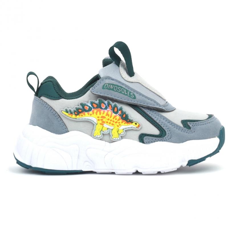 Tobax Dinosoles Stego Contour Velcro Grey Dnkcd3tssc11gry