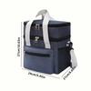 Double Layer Insulated Lunch Bag | Thermal Food Beverage Cooler for Picnic Outdoor | Large Capacity Bag Can Bear Weight Of 15kg