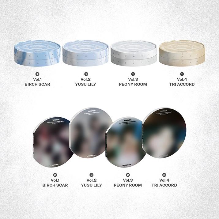 Pré-commande LE SSERAFIM 2ème Album Studio PUREFLOW pt.1 Version Standard. & ACHETER POB