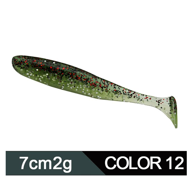 12cm Soft Fishing Lure Bait Flexible Material Artificial Lifelike Design Suitable for Various Fishing Environments and Species