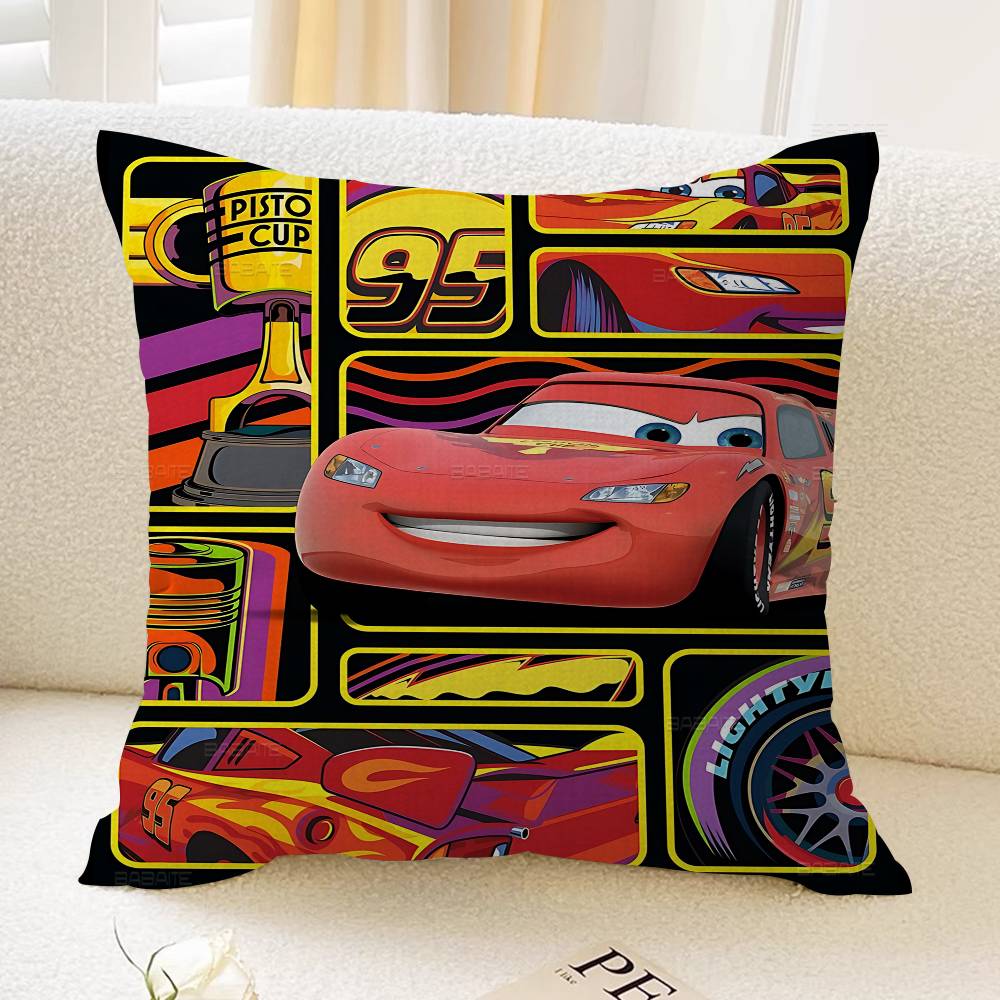 Cartoon Llightning Anime MmcQueen Pillow Cover Sofa Cushion Cover Home Room Decoration Children Gift