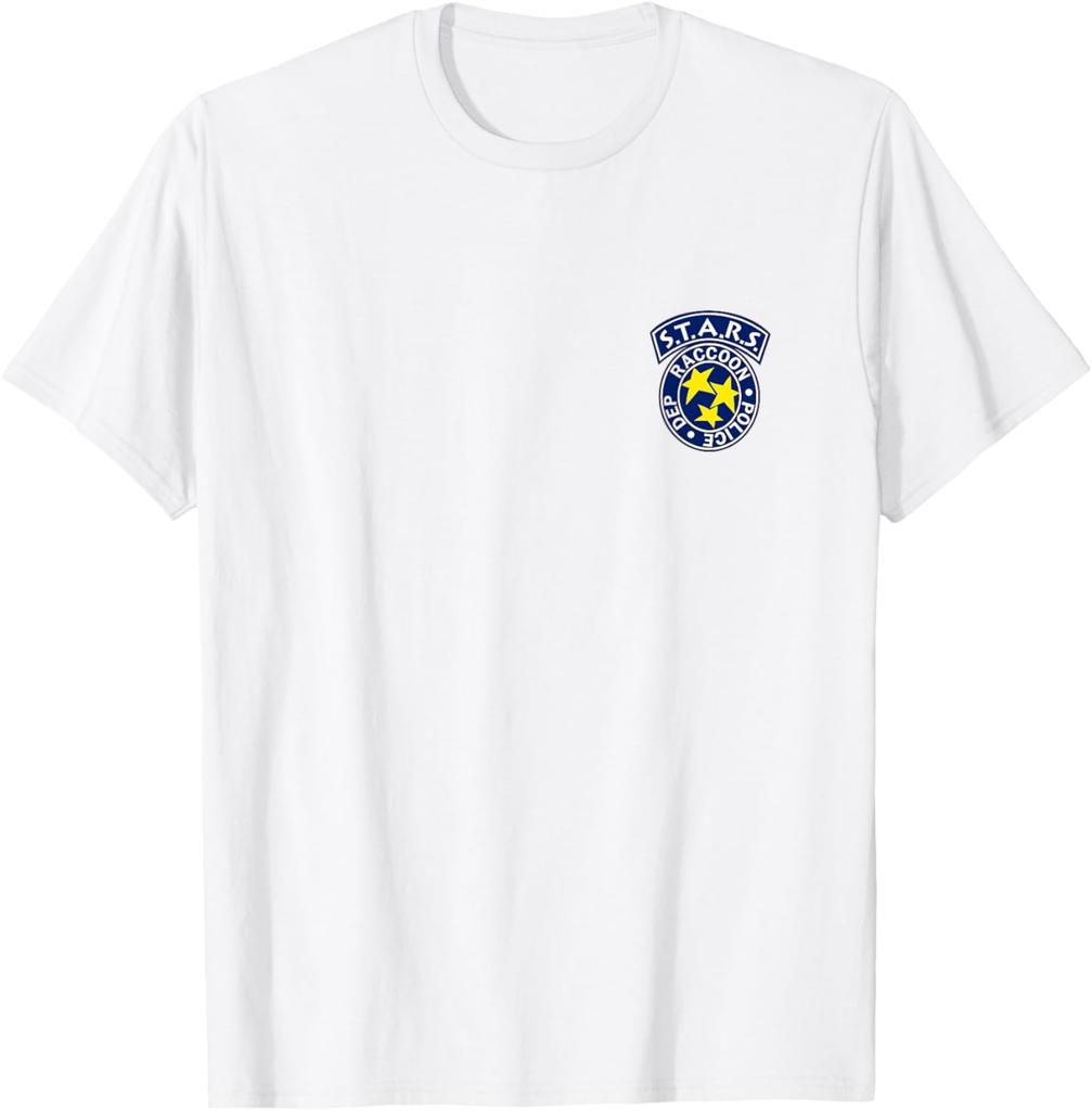 Resident Evil STARS Logo 100Cotton Unisex Shirt 2026 New Y2k Fashion Short Sleeve Special Tactics and Rescue Service Shirt