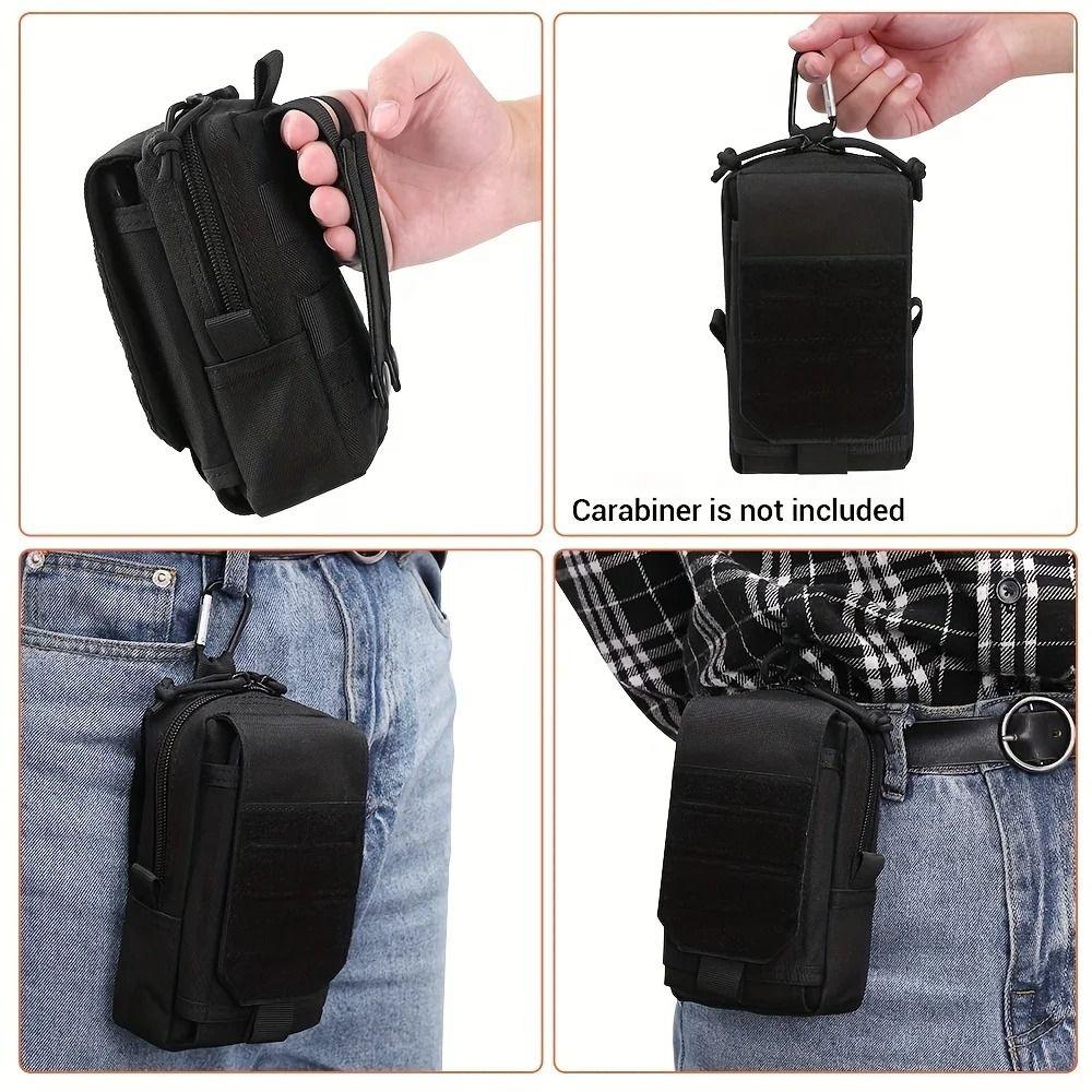 Large Capacity Multifunction Belt Pouch Waist Hanging Clip-On Case Bag  Sport Fitness