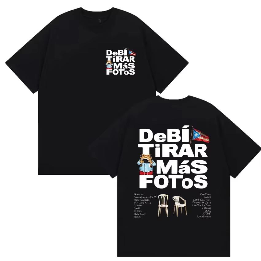 Unisex 2026 Funny Debi Tirar Mas Fotos DTMF Print Bad Bunny Short Sleeve Unisex And Unisex TShirt