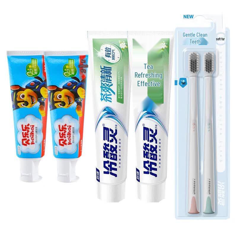 Leng Suan Ling Family Toothpaste & Toothbrush Set