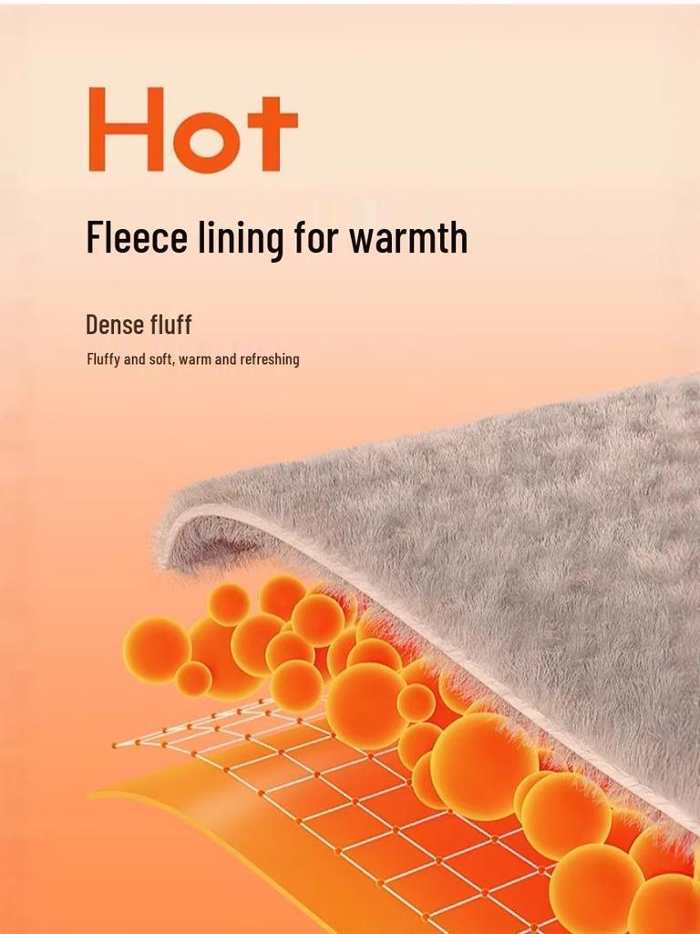 Men's Heavyweight Half-High Collar Velvet Sweater - Thick, Warm, Knitted Base Layer for Winter