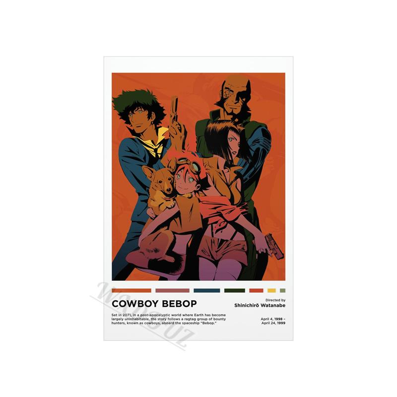 Japanese Cartoon Anime Demon Slayer Bleach Characte Canvas Painting Print Posters For Living Room Wall Art Home Decor Pictures