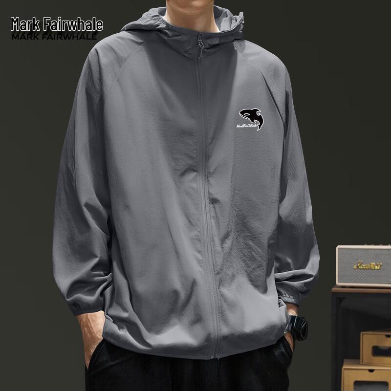 Mark Fairwhale Men s Summer UV Protection Hooded Skin Jacket 3XL