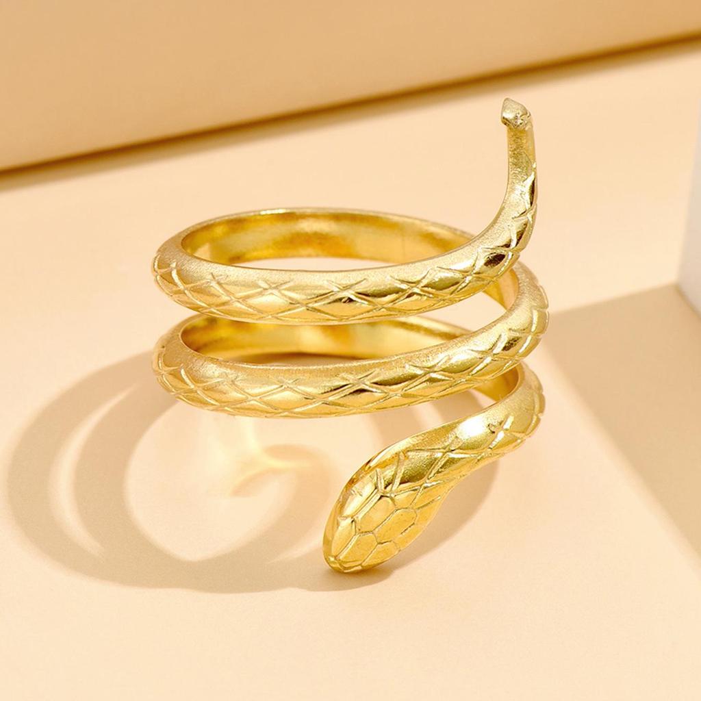 Personalized Punk Snake Rings for Couples - Titanium Steel Jewelry, Retro Street Style for Men and Women