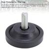 4pcs Black Furniture Leveling Feet M10 Thread Rubber Feet Bumpers  Noise Reduction