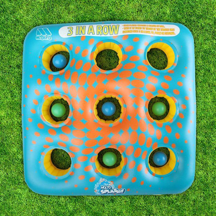 Jeu gonflable - MOLTO - 3 en Ligne - 6 balles - Extérieur - Mixte