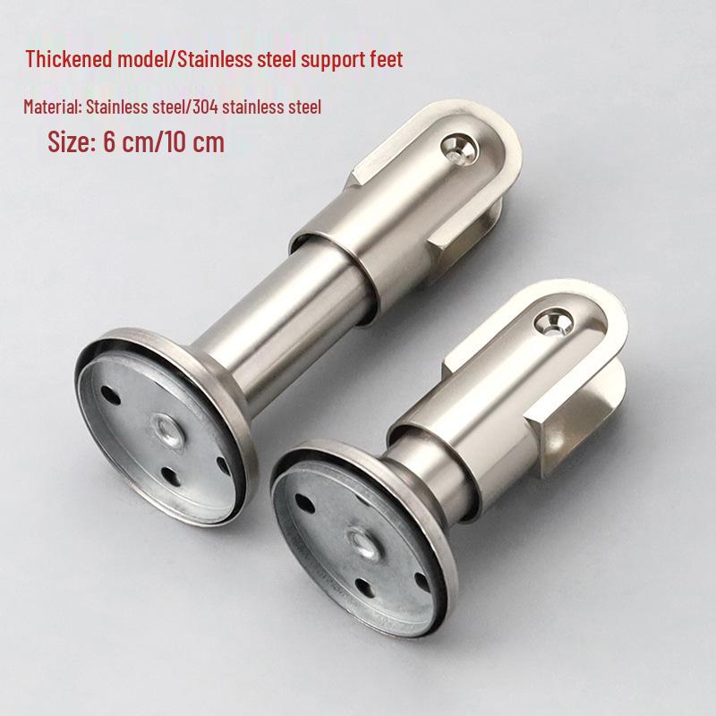 Stainless Steel Public Toilet Partition Support Foot Bracket