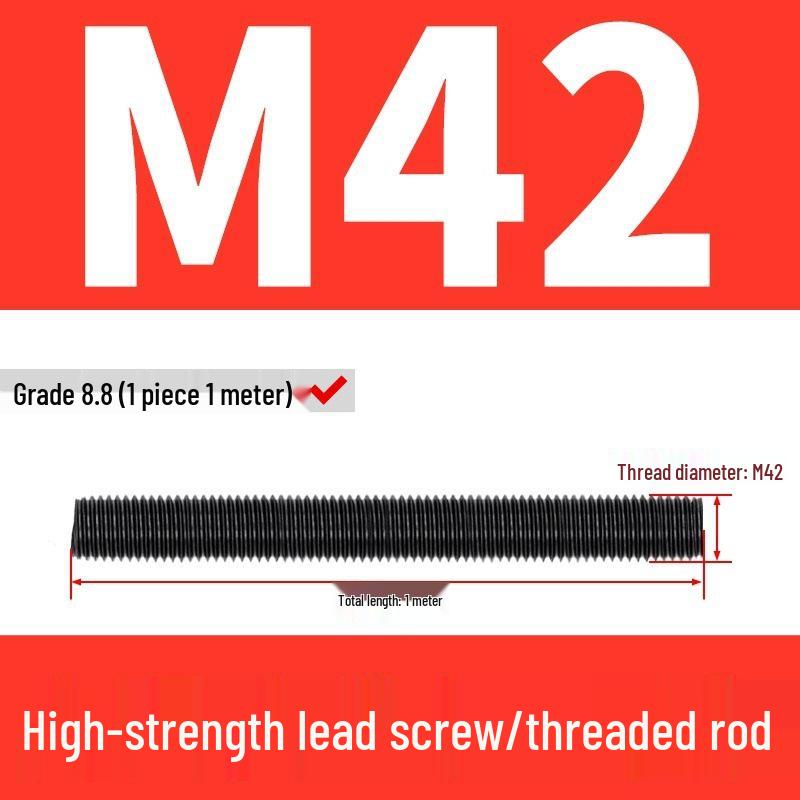 High-Strength Full Thread Screws and Rods: 8.8, 10.9, 12.9 Grade