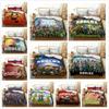 3d Cartoon Anime Down Comforter Set High Definition Digital Print 3 Piece Bedding Set Student Bedding Cover Pillowcases