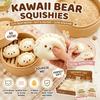 Cute Brown Bear Bao Bun Squishy Soft Butter Squeeze Fidget Sensory Anxiety Vent Aesthetic Room Desk Decor Ornament Gift Idea
