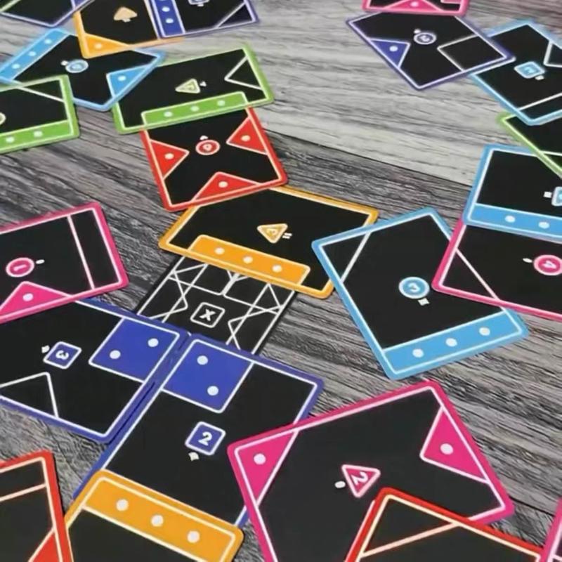 1 Set Tacta Masa Oyunu 2-6 Oyuncu Hızlı Tempolu Kart Oyunu Komik Strateji Şekil Eşleştirme Parti Oyunu Aile Toplantısı Eğlence Kartları