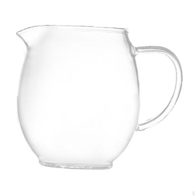 Creamer Pitcher Mini Carafe Coffee Mug Serving Clear Teaware Pot Tea Cup Milk