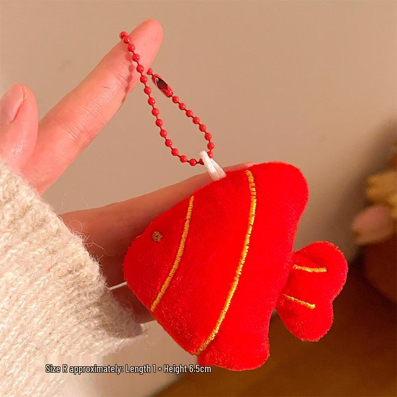 Cute Plush Doll Pendant Keychain for Customer Appreciation and Event Gifts