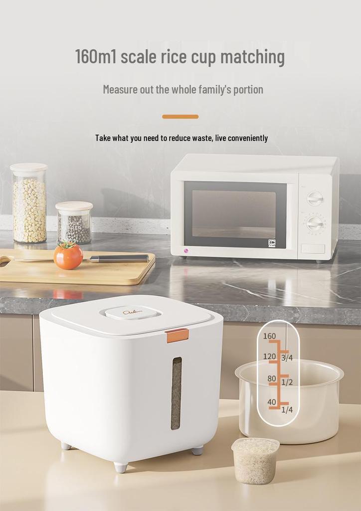 Rice and Flour Moisture-Proof, Insect-Proof, Food-Grade Storage Container