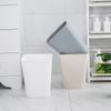 Mini Wastebaskets Trash Can Square Desktop Dustbin Garbage Can Paper Basket Household Cleaning Storage Box for Home Office Bins
