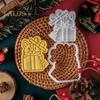 Świąteczny wykrawacz do ciastek 3D Mini kreskówkowy kształt zwierzęcia Stempel do fondantu i ciastek do pieczenia Dekoracja ciasta Motyw świąteczny Corgi Kociak Pies Kot Święta