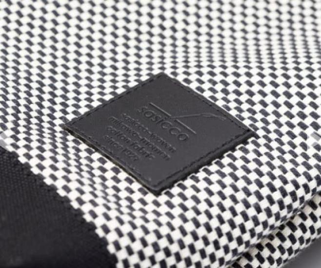 [sasicco] Portside Backpack, Firefighter Sashiko [Traditional Mikawa Cotton Sashiko Woven BagBackpack] Tote-style Backpack